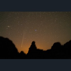 Comet Bradfield Over Arches National Park, Utah Comet Bradfield Over Arches National Park, Utah