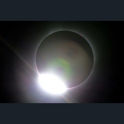 Diamond Ring at 2nd Contact of Eclipse 2017 Diamond Ring at 2nd Contact of Eclipse 2017