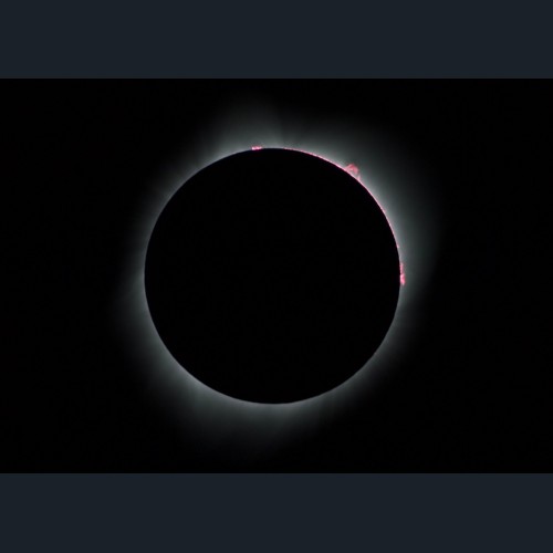 Prominences at 3rd Contact of Eclipse 2017 Prominences at 3rd Contact of Eclipse 2017