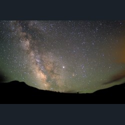 Jupiter & Vesta in the Milky Way