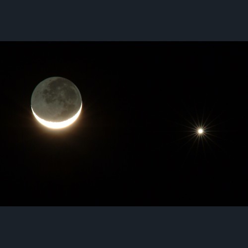 Venus and Moon in Conjunction Venus and Moon in Conjunction
