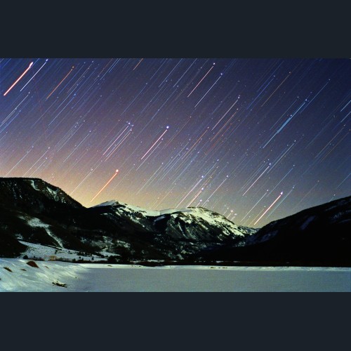 Orion Rising over the Rocky Mountains